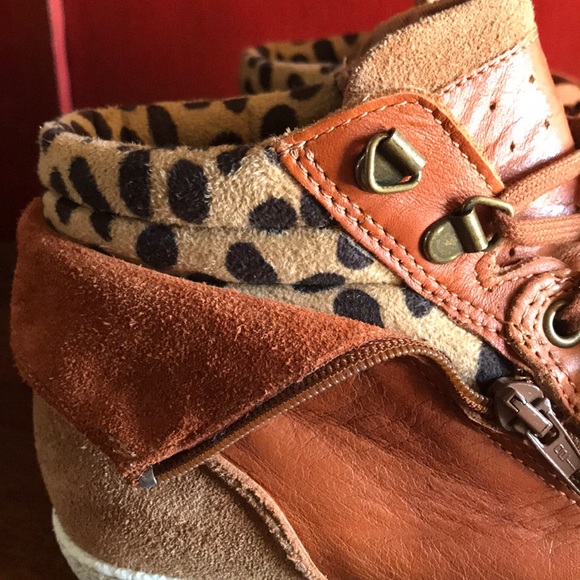 DUNE London leopard accent high top - Picture 2 of 8